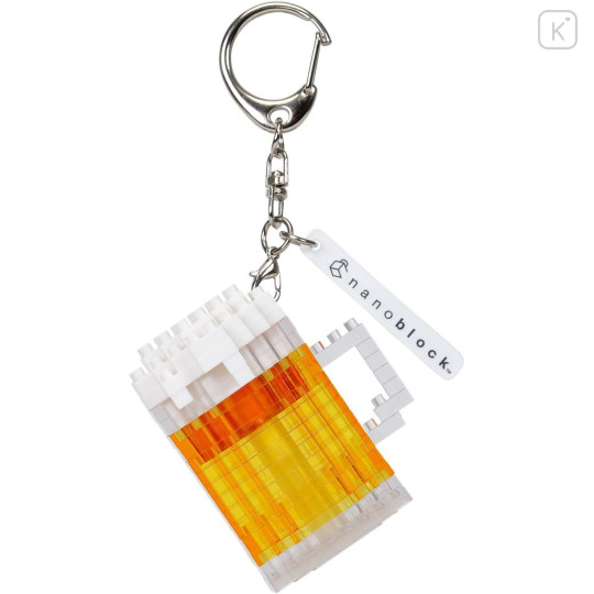 Japan Nanoblock n-fig Keychain - Beer - 1