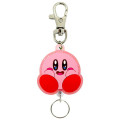 Japan Kirby Rubber Reel Keychain - Kirby : Glitter Excited - 1