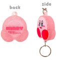Japan Kirby Rubber Reel Keychain - Kirby : Glitter Excited - 2
