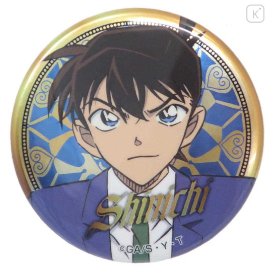 Japan Detective Conan Can Badge Pin - Shinichi Kudo : Metallic Vol.2 - 1