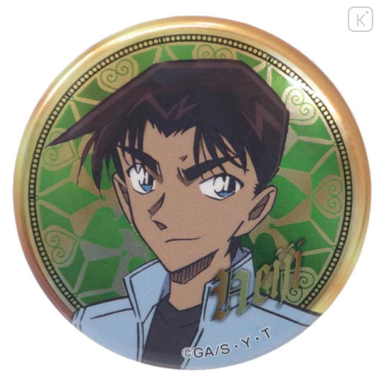 Japan Detective Conan Can Badge Pin - Heiji Hattori : Metallic Vol.2 - 1