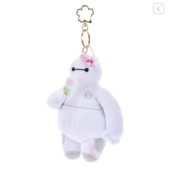 Japan Disney Store Plush Keychain - Baymax : Sakura 2025 - 2
