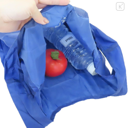 Japan Peanuts Eco Shopping Bag & Mascot Plush - Snoopy : Brother Olaf Blue - 3