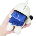 Japan Peanuts Eco Shopping Bag & Mascot Plush - Snoopy : Brother Olaf Blue - 5