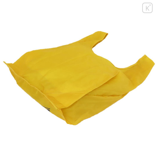 Japan Peanuts Eco Shopping Bag & Mascot Plush - Snoopy : Hug Charlie Brown Yellow - 2