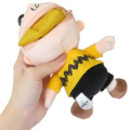 Japan Peanuts Eco Shopping Bag & Mascot Plush - Snoopy : Hug Charlie Brown Yellow - 5