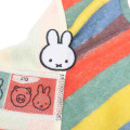 Japan Miffy Mini Towel Jacquard Handkerchief - Miffy : Animals Colorful - 2