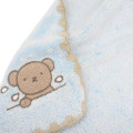 Japan Miffy Mini Towel Jacquard Handkerchief - Boris : Bubble Bath Blue Dot - 2