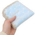 Japan Miffy Mini Towel Jacquard Handkerchief - Boris : Bubble Bath Blue Dot - 3