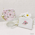 Japan Mofusand Pass Case Card Holder & Coin Case & Reel - Sweets Blossom Pink - 2