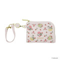 Japan Mofusand Pass Case Card Holder & Coin Case & Reel - Sweets Blossom Pink - 3