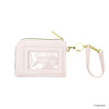 Japan Mofusand Pass Case Card Holder & Coin Case & Reel - Sweets Blossom Pink - 4