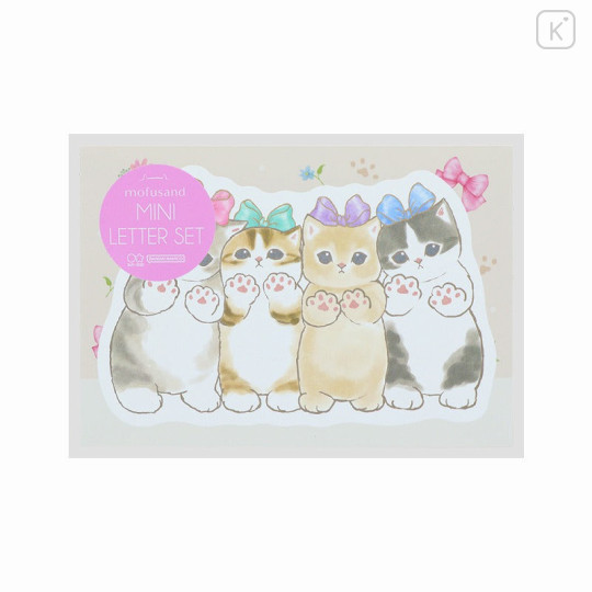 Japan Mofusand Die-cut Mini Letter Set - Paw Pads - 1