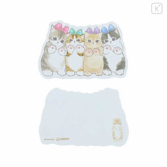 Japan Mofusand Die-cut Mini Letter Set - Paw Pads - 3