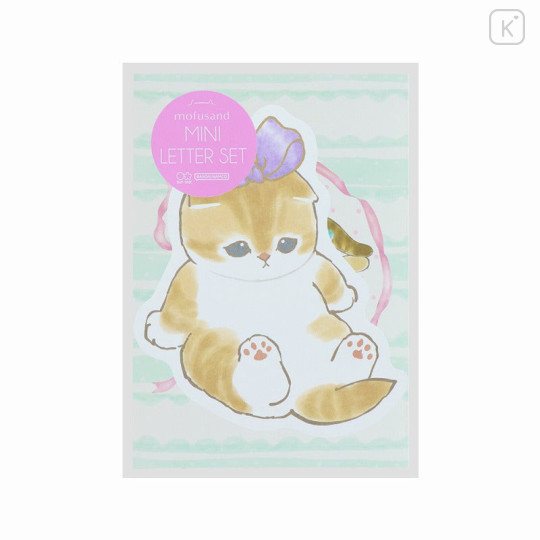 Japan Mofusand Die-cut Mini Letter Set - Ribbon - 1