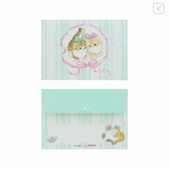 Japan Mofusand Die-cut Mini Letter Set - Ribbon - 2