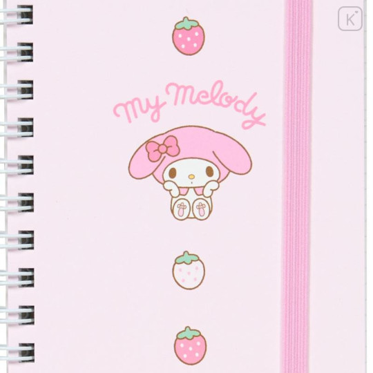 Japan Sanrio Original Slim Ring Notebook - My Melody - 4
