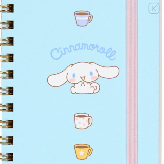 Japan Sanrio Original Slim Ring Notebook - Cinnamoroll - 4
