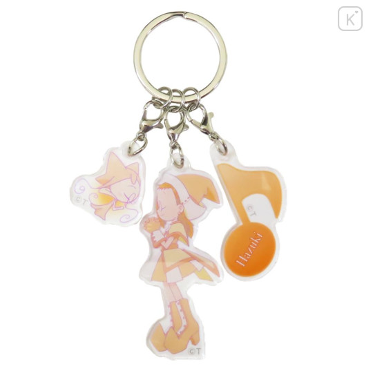 Japan Ojamajo Doremi Acrylic Keychain 3 Charm - Fujiwara Hazuki & Rere 25th Anniversary - 1