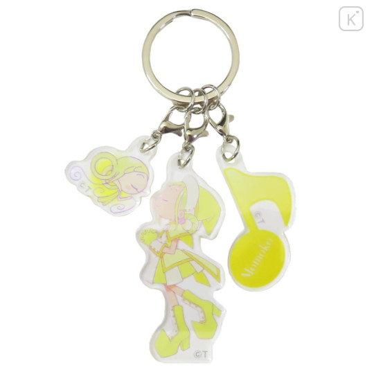 Japan Ojamajo Doremi Acrylic Keychain 3 Charm - Momoko Asuka & Nini 25th Anniversary - 1