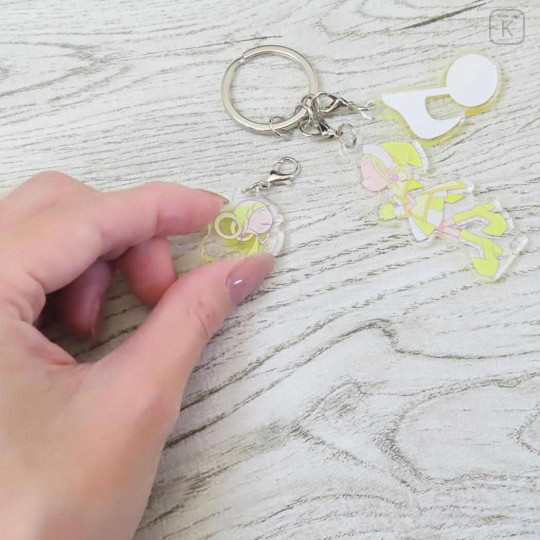 Japan Ojamajo Doremi Acrylic Keychain 3 Charm - Momoko Asuka & Nini 25th Anniversary - 2