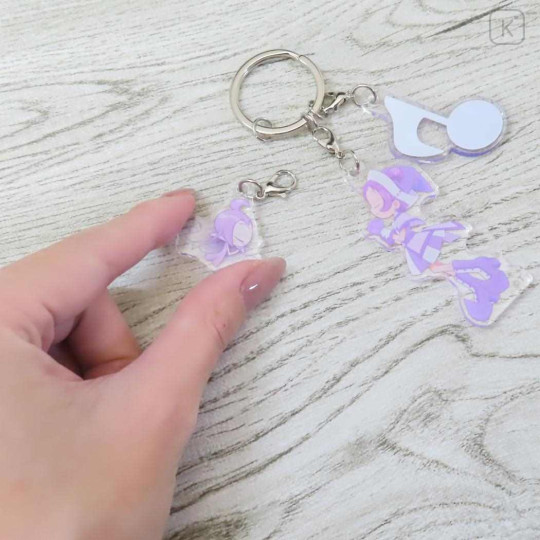 Japan Ojamajo Doremi Acrylic Keychain 3 Charm - Segawa Onpu & Roro 25th Anniversary - 2