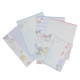 Japan Sanrio Volume Up Letter Envelope Set - Characters : Friends Always Together
