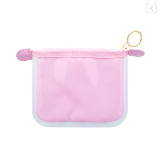 Japan Chiikawa Clear Flat Mini Pouch - Chiikawa : Pink - 2