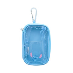 Japan Disney Clear Mini Pouch - Stitch