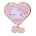 Japan Sanrio Pin Badge - Hello Kitty 50th Anniversary Pink Heart - 1