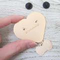 Japan Sanrio Pin Badge - Hello Kitty 50th Anniversary Pink Heart - 2