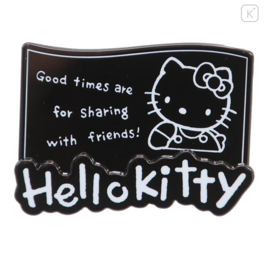 Japan Sanrio Pin Badge - Hello Kitty 50th Anniversary Good Times With Friends - 1