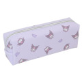 Japan Sanrio Slim Pen Case - Kuromi : Face Purple - 2