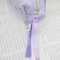 Japan Sanrio Slim Pen Case - Kuromi : Face Purple - 4