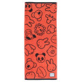 Japan Miffy Jacquard Long Towel - Miffy : Animals Orange Red - 1