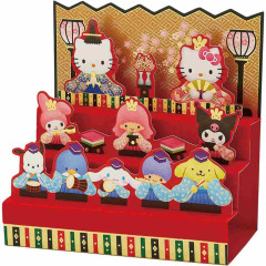 Japan Sanrio 3D Greeting Card - Characters Hinamatsuri Girl's Day Doll Festival