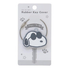 Japan Peanuts Rubber Key Cover - Snoopy : Face Joe Cool