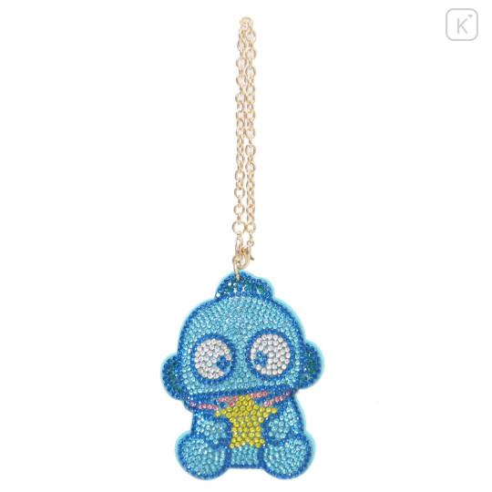 Japan Sanrio Glitter Deco Key Holder - Hangyodon Star - 1