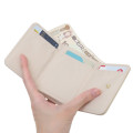 Japan Miffy Trifold Wallet - Miffy : Gold Beige Embossed - 3