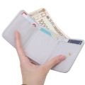 Japan Peanuts Trifold Wallet - Snoopy : Gold Grey Embossed - 3