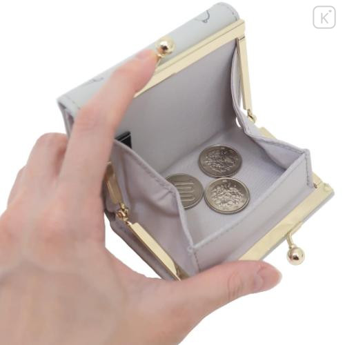 Japan Peanuts Trifold Wallet - Snoopy : Gold Grey Embossed Japan Peanuts Trifold Wallet - Snoopy : Gold Grey Embossed