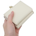 Japan Peanuts Trifold Wallet - Snoopy : Gold Beige Embossed - 2