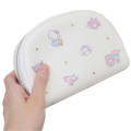 Japan Sanrio Round Mini Pouch - Kuromi : Characters : Gold Star Beige Good Night - 2