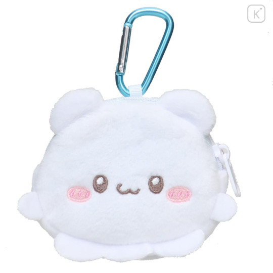 Japan Loveez Mascot Mini Pouch with Carabiner - Sumoppi Flat - 1