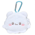 Japan Loveez Mascot Mini Pouch with Carabiner - Sumoppi Flat - 1
