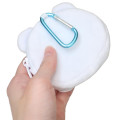 Japan Loveez Mascot Mini Pouch with Carabiner - Sumoppi Flat - 2