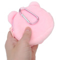 Japan Loveez Mascot Mini Pouch with Carabiner - Pyonchi Flat - 2
