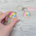 Japan San-X Acrylic Keychain 3 Charm - Afro Ken - 2