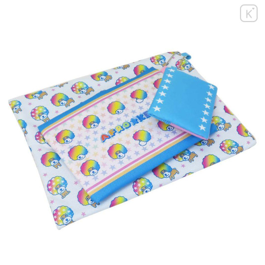 Japan San-X Flat Pouch Set - Afro Ken - 2