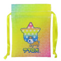 Japan San-X Mini Drawstring Pouch - Afro Ken : Neon Yellow - 1